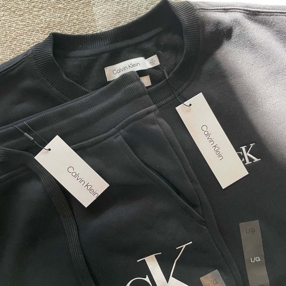 Calvin Klein Black Men's Sweat set
